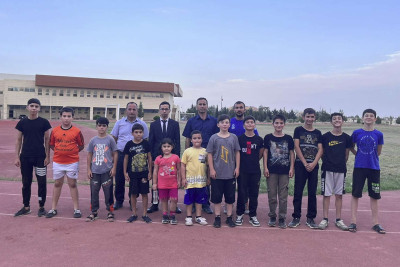 Xaçmazda atletlər nümunəvi çıxışlarını təqdim ediblər