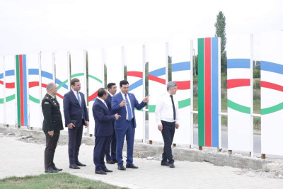 Xaçmaz: Bayraq meydanında abadlaşdırma işləri görülür