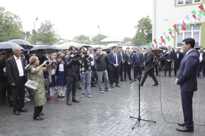 Xaçmaz: bərpa edilən məktəbin açılış mərasimi baş tutub