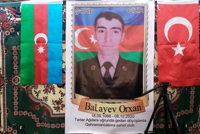 Qubada şəhid Orxan Balayevin xatirəsinə ehsan süfrəsi veriləcək