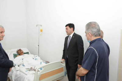 Xaçmazda körpü uçub: xəsarət alan ziyarət olunub