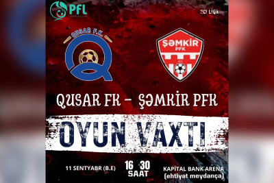 2-ci Liqa: “Qusar” FK ikinci oyununu keçirəcək