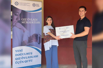 Qusar: qız övladlarının doğulduğu ailələrə hədiyyələr təqdim edilib