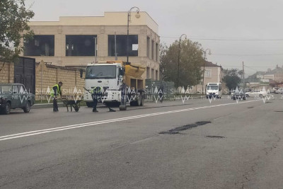 Qubada abadlıq işləri görülür