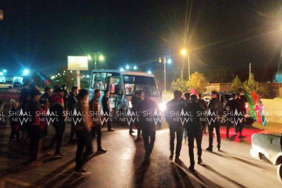 Quba qəhrəman döyüşçünü qarşılayıb