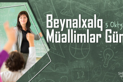 Əziz müəllimlər, bayramınız münasibətilə sizi təbrik edirik!