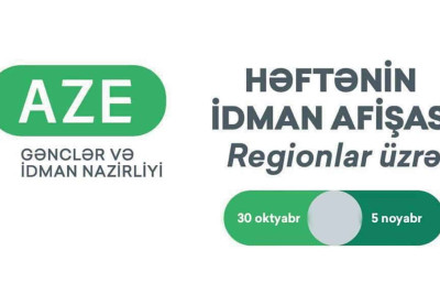 Quba, Qusar və Xaçmazda bu həftə keçiriləcək idman tədbirlərinin cədvəlini təqdim edirik