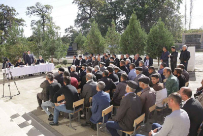 Xaçmaz: icra başçısı Bostançı kəndində sakinlərlə görüşüb