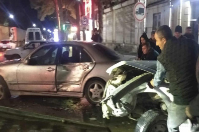 Xaçmaz-Quba yolu: “Mercedes” “VAZ”la toqquşub