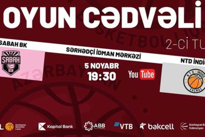 Basketbol: “NTD İndigo” “Sabah”la üz-üzə gələcək