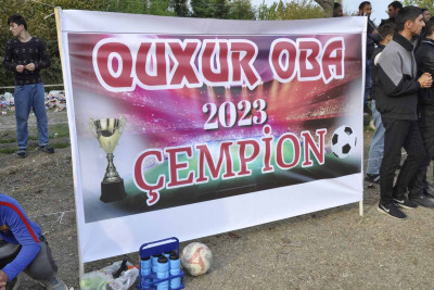 Qusar: şəhid Nurəhməd Ulubəyovun xatirəsinə həsr edilən futbol turniri başa çatıb