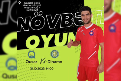 Futbol: “Qusar” FK Sumqayıtda matç keçirəcək