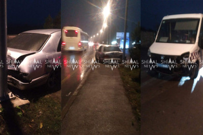Quba-Bakı yolunda “Qazel” “Mercedes”ə çarpılıb