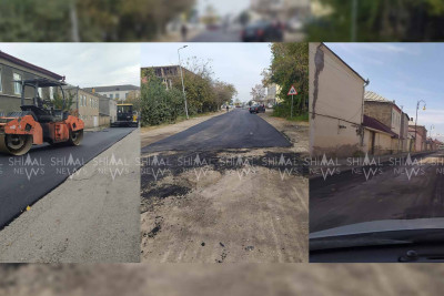 Quba: 2 küçədə yol bərpa edilir, birində isə işlər başa çatı