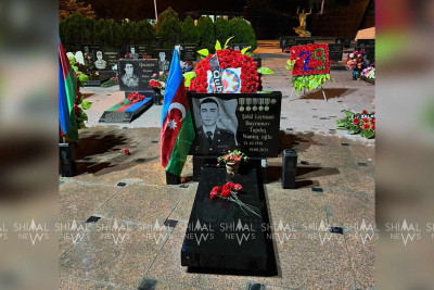 Quba: şəhid leytenant Tapdıq Bayramovun birinci mövludu qeyd olunub