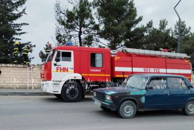 Xaçmaz: Xudatda yaşıllıq ərazidə yanğın baş verib