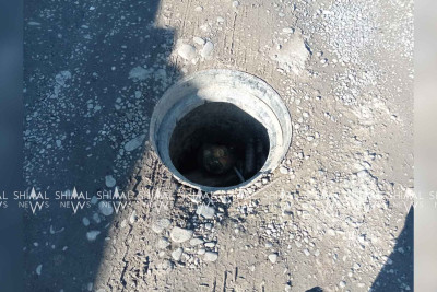 Qubanın Timiryazev qəsəbəsində lükün qapağı tez-tez oğurlanır