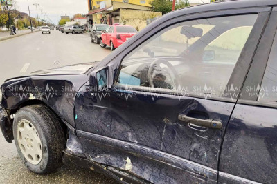 Quba: "VAZ”ı gözləməyən “Mercedes” qəzaya səbəb olub