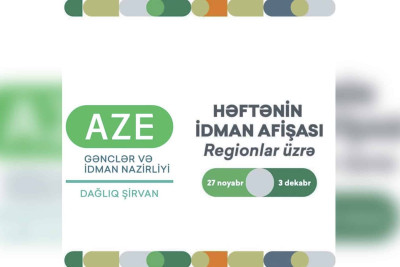 İsmayıllıda keçiriləcək idman tədbirlərinin afişasını təqdim edirik