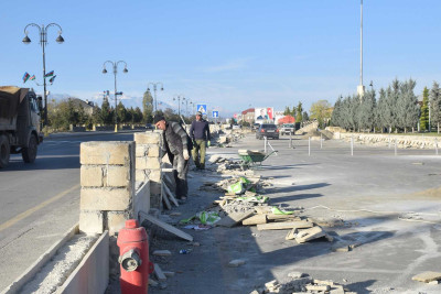 Quba: bir sıra küçələrin təmir işləri yekunlaşıb