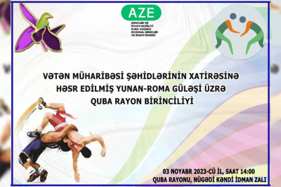 Quba: şəhidlərin xatirəsinə həsr edilmiş yarış keçiriləcək