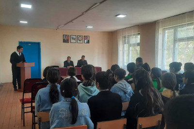 Xaçmaz: 35 nəfər məktəbliyə narkomaniyanın fəsadları haqda bəhs edilib