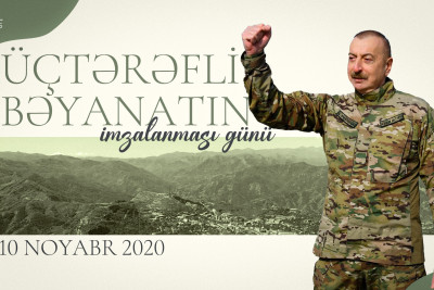 10 noyabr - üçtərəfli Bəyanatın imzalanması günü