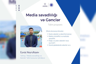 Quba “ASAN təlim” Mərkəzində gənclərin media savadlılığı artırılacaq