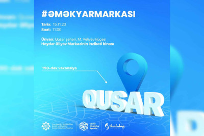 Qusarda əmək yarmarkası keçiriləcək