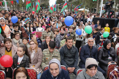 Xaçmazda Zəfər Gününə həsr olunmuş konsert keçirilib