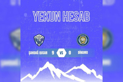 Futbol: "Şahdağ Qusar" 9 qol vurub