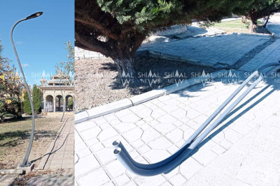 Xaçmaz: “Samovar” parkında işıqlandırma işləri görülür