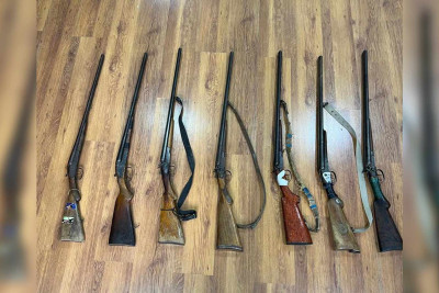 Xaçmazda 7 ədəd tüfəng təhvil alınıb