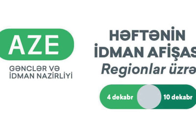 Şimal: cari həftənin idman afişası açıqlanıb