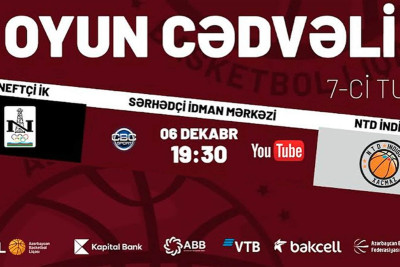 Basketbol: Xaçmaz komandası 7-ci turda “Neftçi” ilə qarşılaşacaq