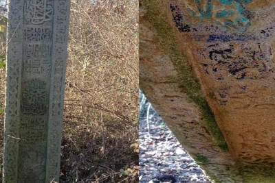 Xudat şəhərinin yaxınlığında qədim qəbirlər yatır