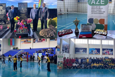 Qusarda voleybol idman növü üzrə açıq turnir keçirilib