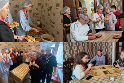 Xaçmazda skautlar ahıl şəxsləri ziyarət ediblər