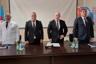 Qusar: yeni direktor xəstəxana işçiləri ilə tanış olub