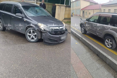 Quba: “Opel” “Nissan”a çarpılıb