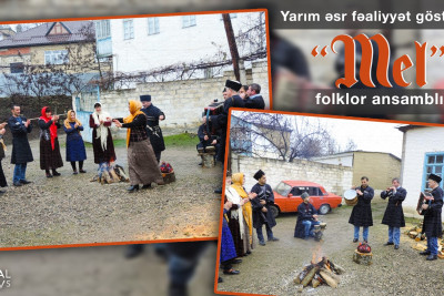 Ləzgilərin qədim ənənələrini qoruyan folklor ansamblı - VİDEO