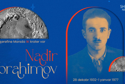 Bu gün Marsda adına iki krater olan Nadir İbrahimovun doğum günüdür