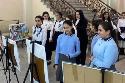 DİN: Qubanın Digah kəndində məktəblilərlə görüş keçirilib