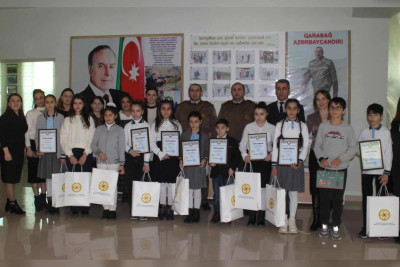 İsmayıllı: uşaq yaradıcılıq müsabiqəsinin qalibləri mükafatlandırılıblar