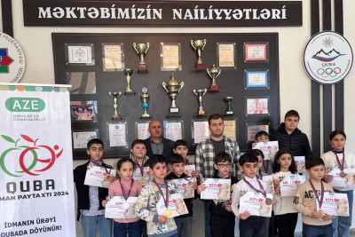“Quba - İdman Paytaxtı 2024” çərçivəsində şahmat yarışı baş tutub