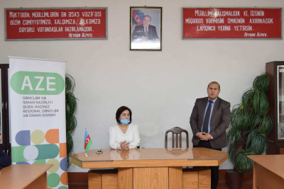 Quba: ilk dəfə seçkilərdə iştirak edəcək tələbələrlə görüş keçirilib