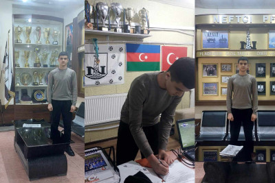 Quba-Xaçmaz RGİİ: futbolçumuz "Neftçi" FK ilə müqavilə imzalayıb
