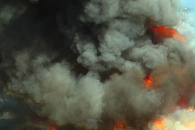 Xaçmazda məscid yanıb