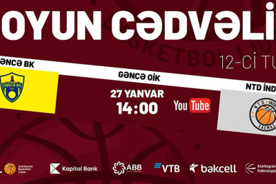 Xaçmaz basketbol klubu Gəncə təmsilçisi ilə qarşılaşacaq