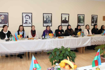 Xaçmaz: Regional Təhsil İdarəsinin müdiri şəhid ailə üzvləri və qazilərlə görüşüb